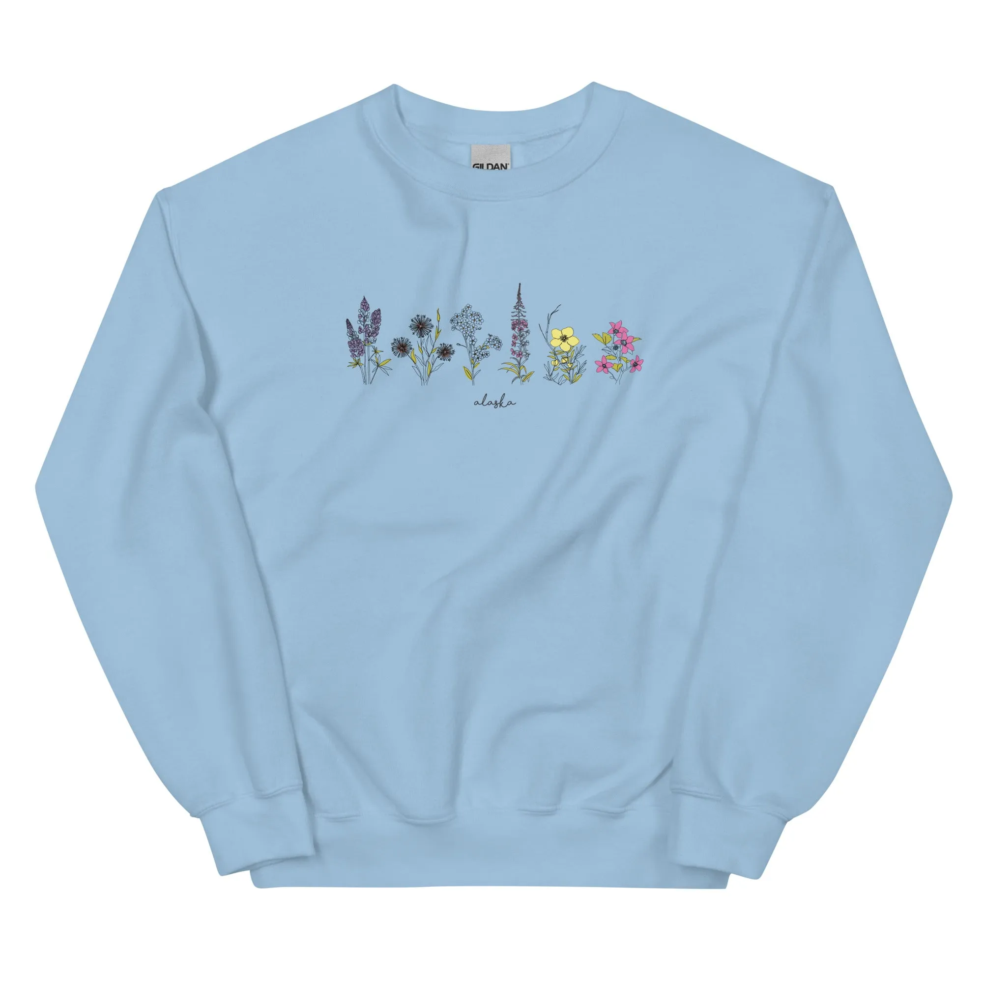 Alaska Wildflowers - Sweatshirt