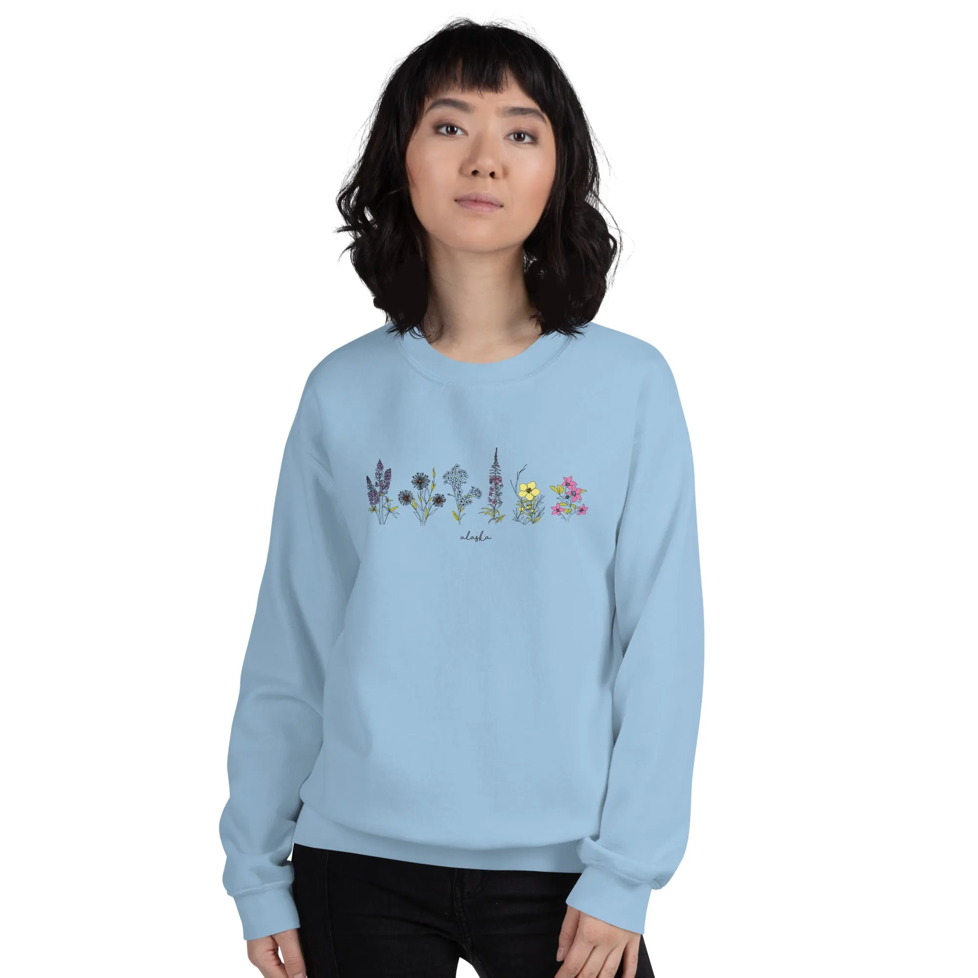 Alaska Wildflowers - Sweatshirt