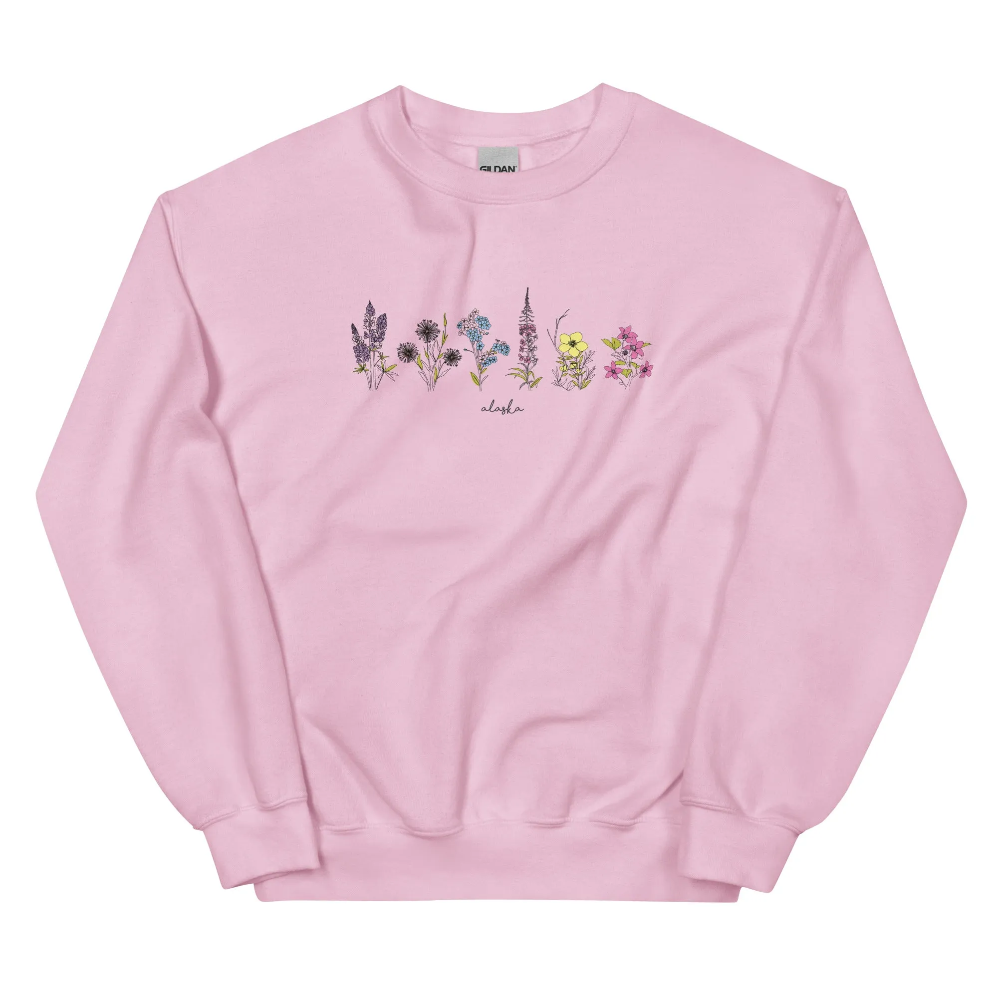Alaska Wildflowers - Sweatshirt