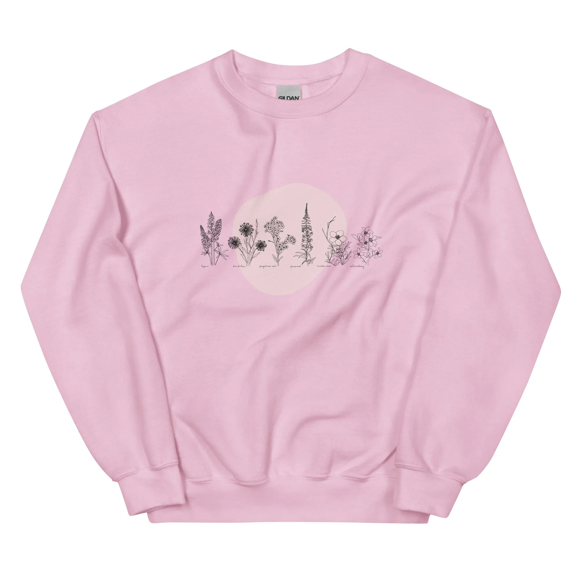 Alaska Wildflowers - Sweatshirt