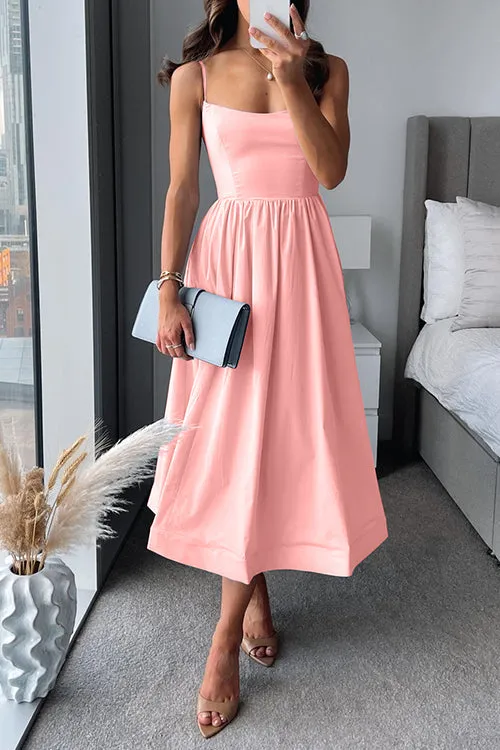 Aline Vogue™ | Women's A-Line Midi Dress | Soft Fabric, Flattering Silhouette & Versatile Style