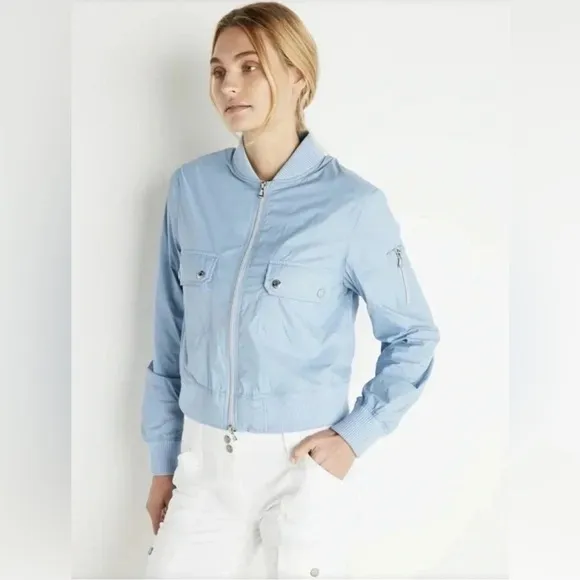 Anatomie Eilis Women's Bomber Jacket Blue Size XS