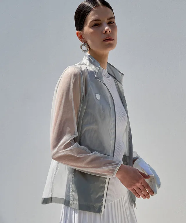 Anell Golf Airy Mesh Cool Jumper - Gray