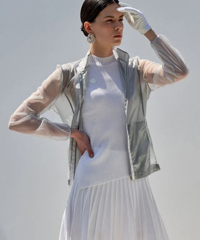 Anell Golf Airy Mesh Cool Jumper - Gray