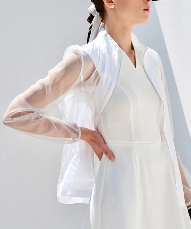 Anell Golf Airy Mesh Cool Jumper - White