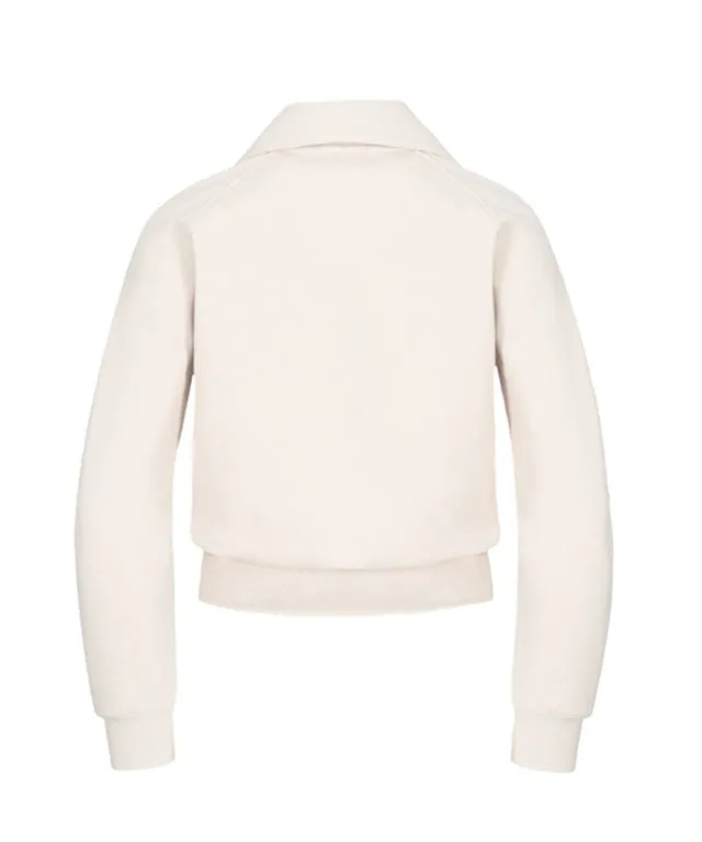 Anell Golf  Airy Round Half Zip-Up - Cream
