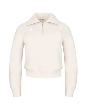 Anell Golf  Airy Round Half Zip-Up - Cream