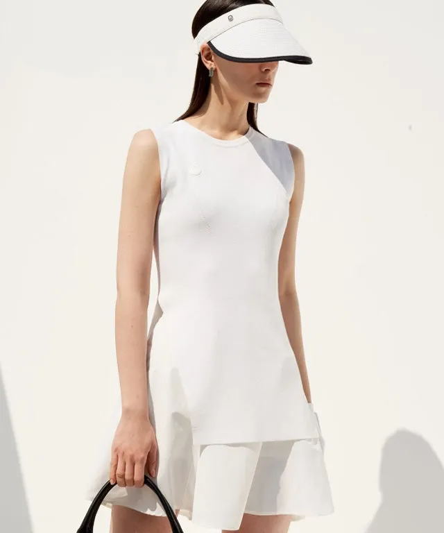 Anell Golf Airy Skirt - White
