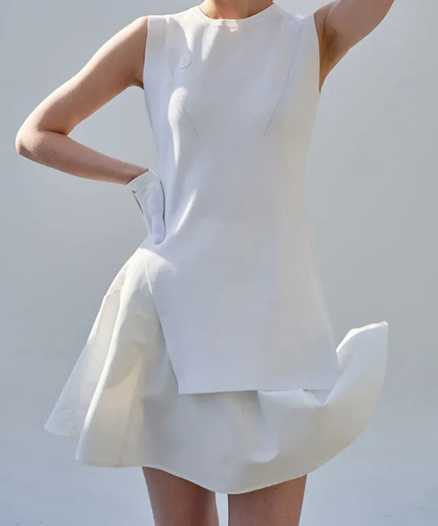 Anell Golf Airy Skirt - White