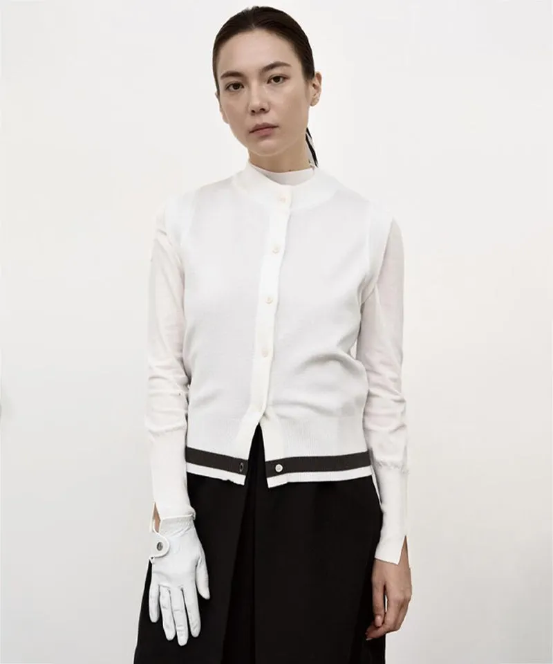 Anell Golf Ber Warm Knit - Ivory
