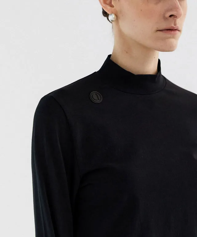 Anell Golf  Slim Air Turtleneck - Black