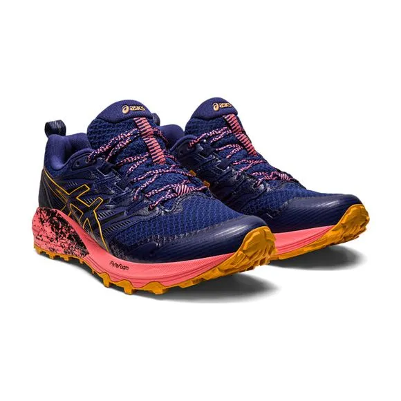 Asics Gel-Trabuco Terra Trail Shoe - Indigo Blue/Sandstorm Womens