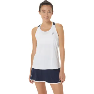 Asics Women's Court Tank Top (White/Midnight)
