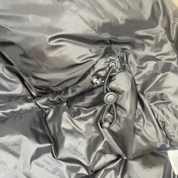 Athleta Down Coat Lofty Bronze Metallic Puffer