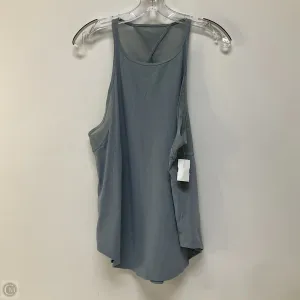 Athletic Tank Top By Lululemon In Blue, Size: 8