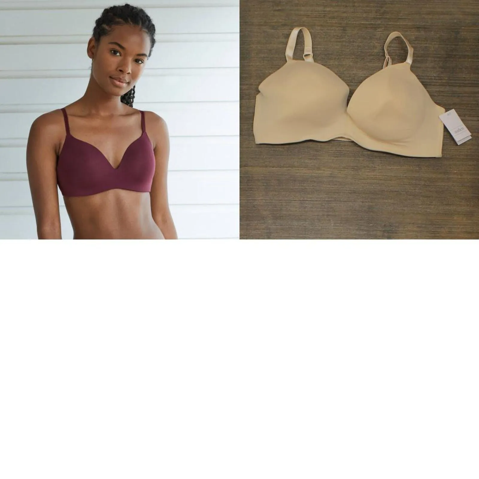 Auden Women's Bliss Lightly Lined Wirefree Bra