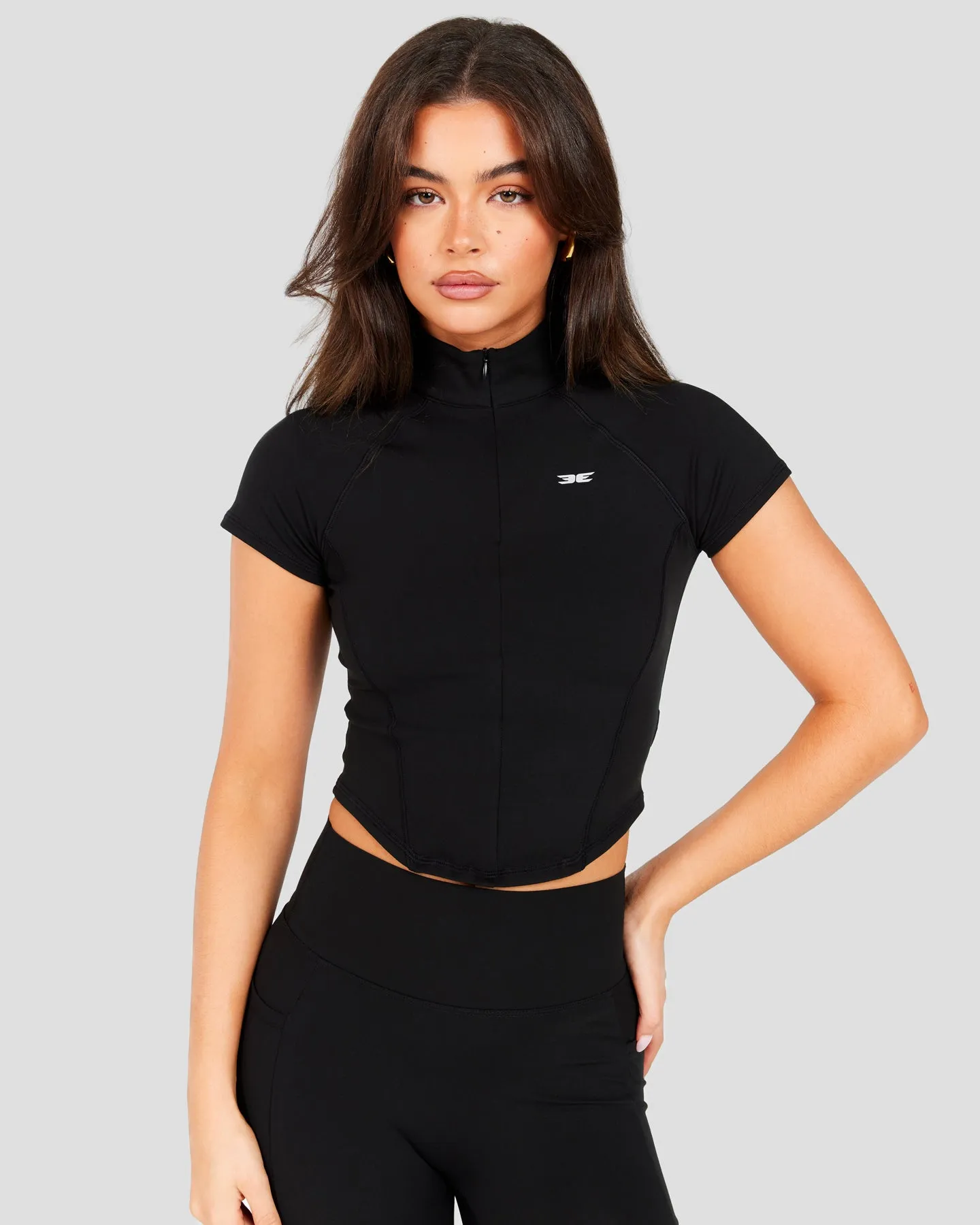 Aura Sculpt Tee - Black