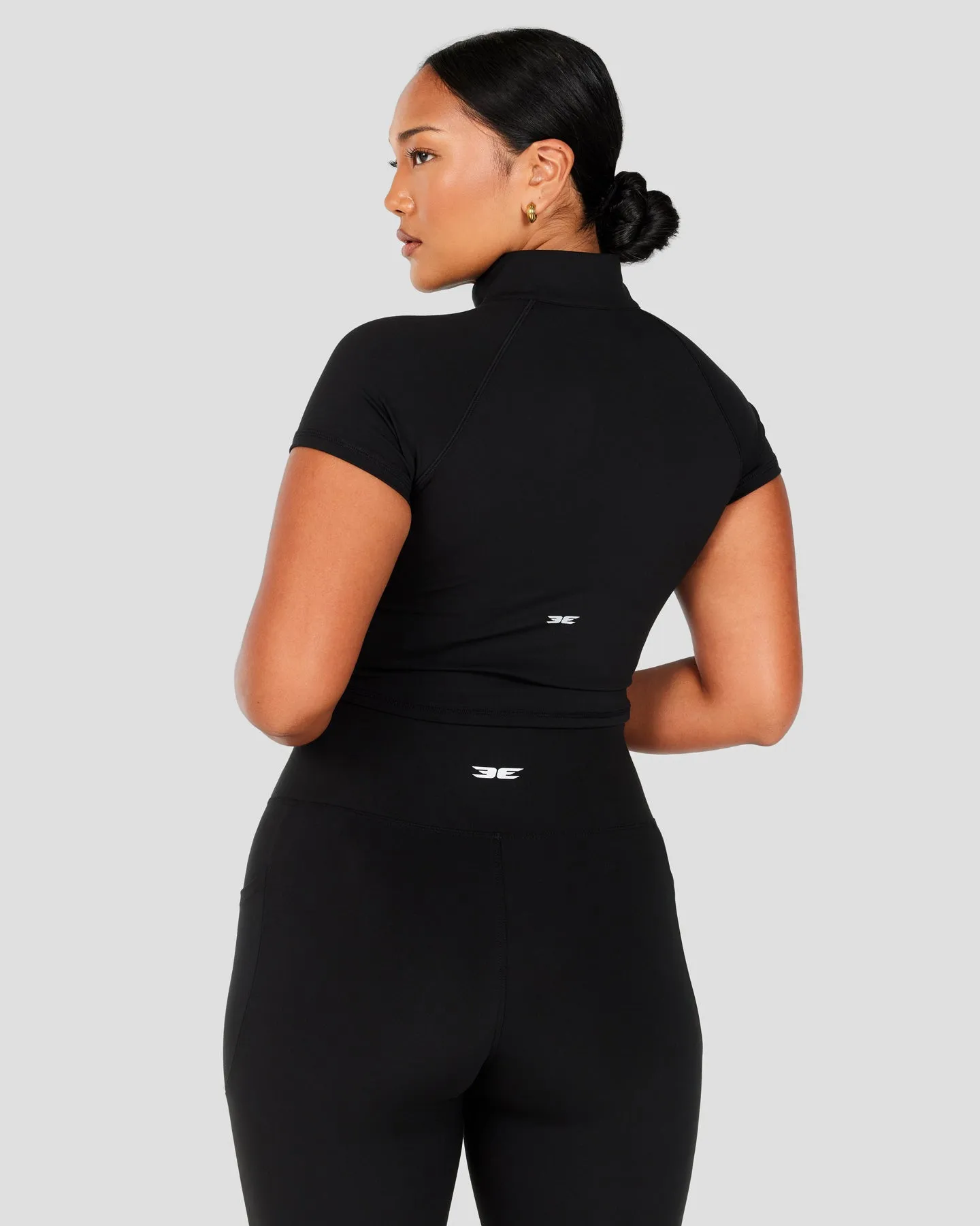 Aura Sculpt Tee - Black