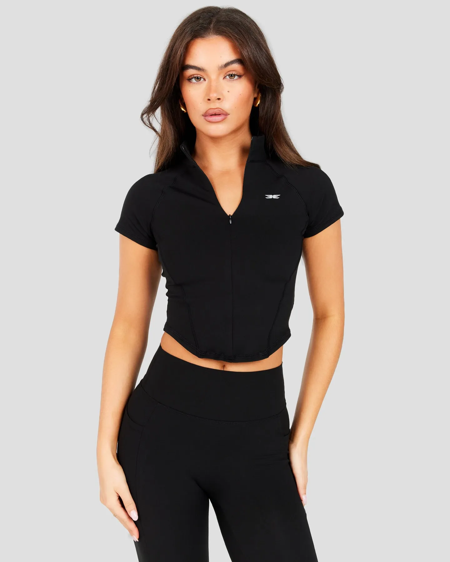 Aura Sculpt Tee - Black