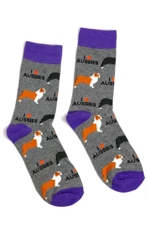 Australian Shepherd 'Aussie' Socks