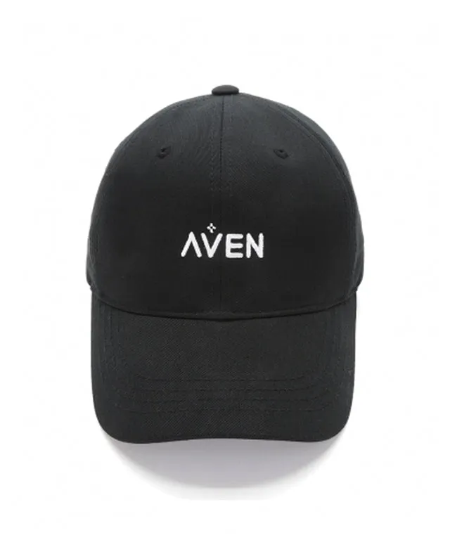 AVEN Small Logo Embroidered Ball Cap - Black