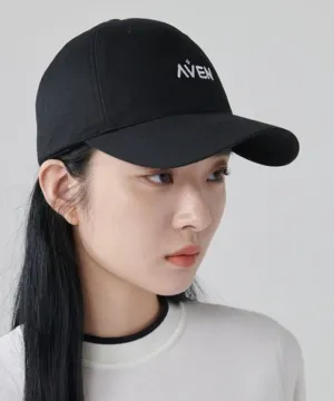 AVEN Small Logo Embroidered Ball Cap - Black