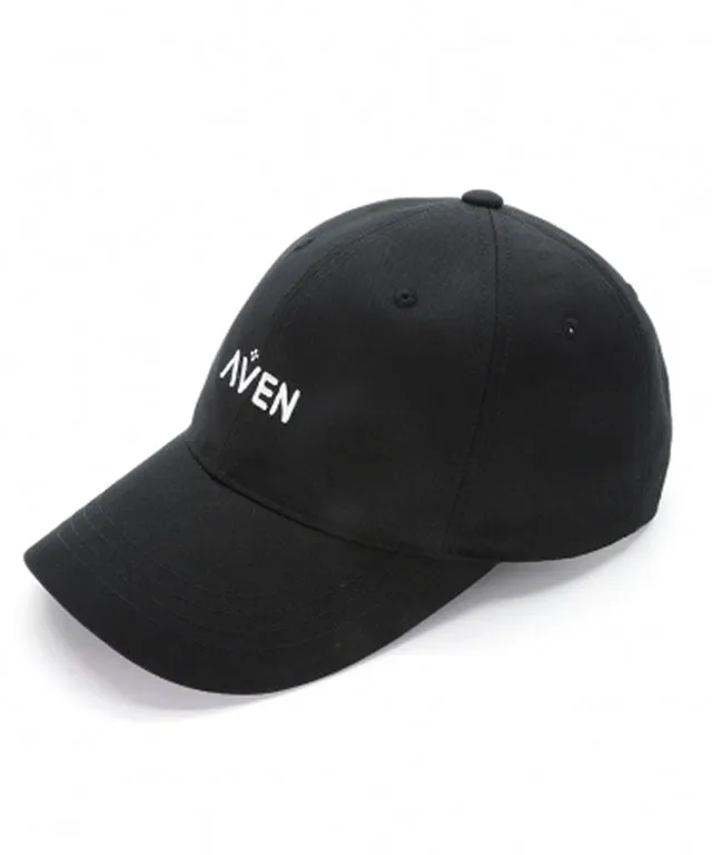 AVEN Small Logo Embroidered Ball Cap - Black