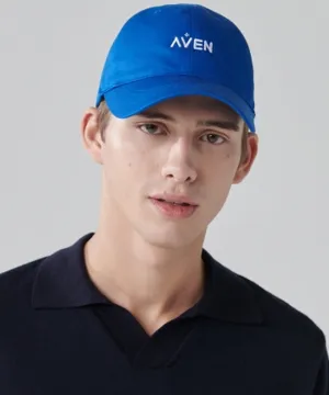 AVEN Small Logo Embroidered Ball Cap - Blue