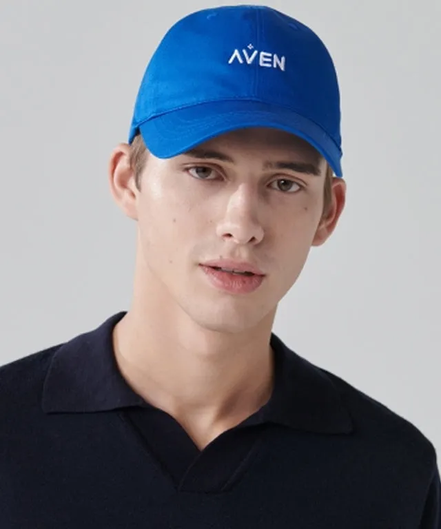 AVEN Small Logo Embroidered Ball Cap - Blue