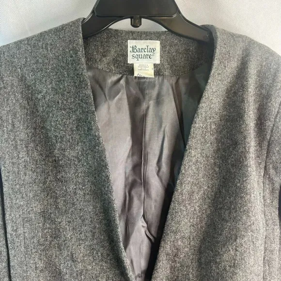 Barclay Square VTG Wool Blend Single Breasted Blazer Jacket Women's Size‎ 14