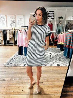 Bay View Striped Mini Dress