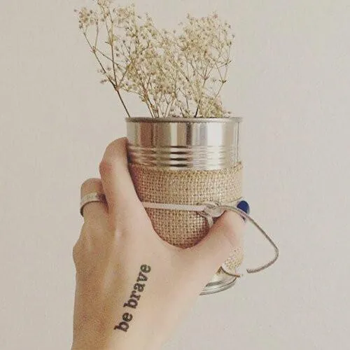 Be Brave Manifestation Tattoo