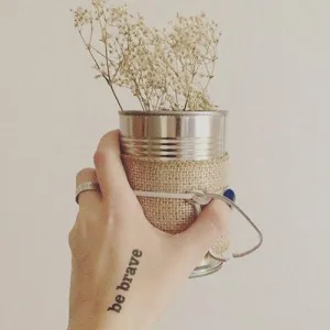 Be Brave Manifestation Tattoo