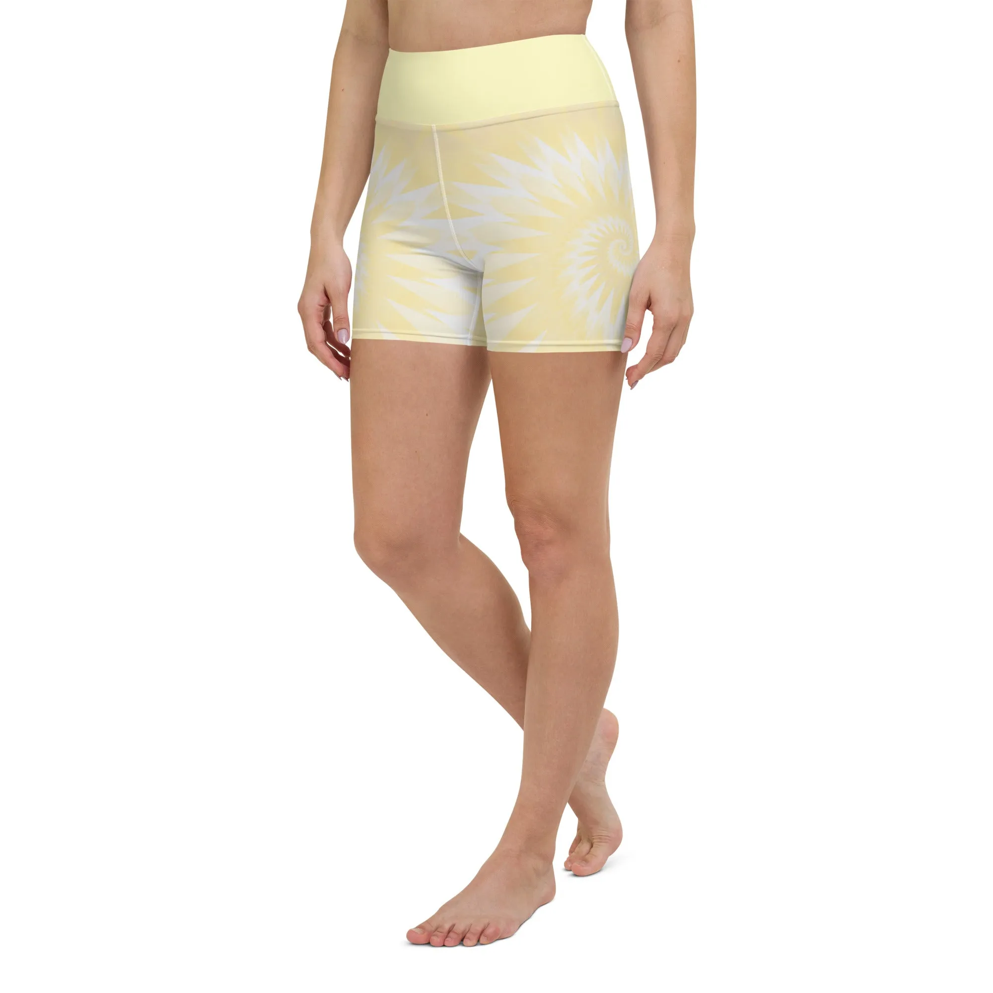 Be Extra! Silky Sun Tie-Dye Yoga Shorts