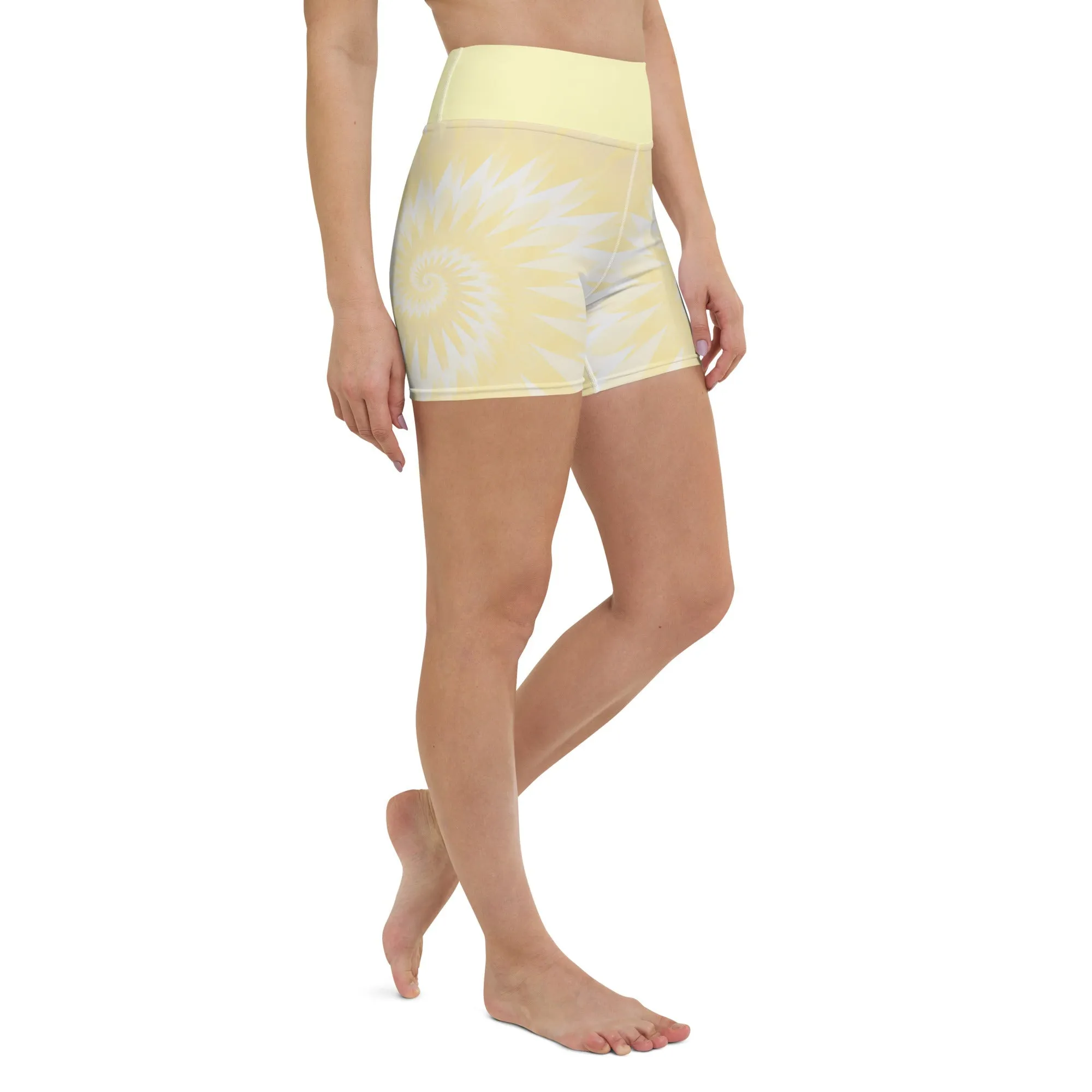 Be Extra! Silky Sun Tie-Dye Yoga Shorts