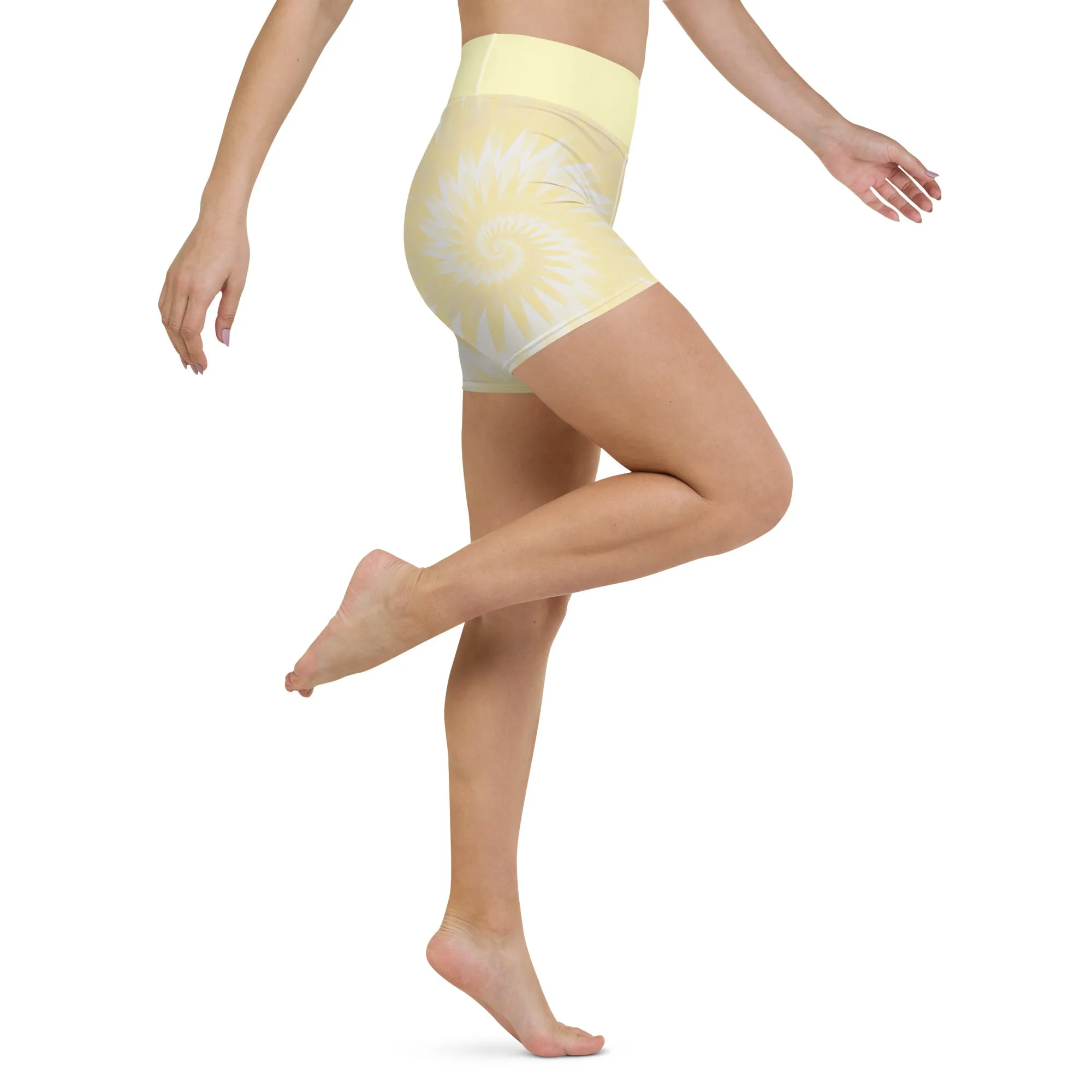 Be Extra! Silky Sun Tie-Dye Yoga Shorts