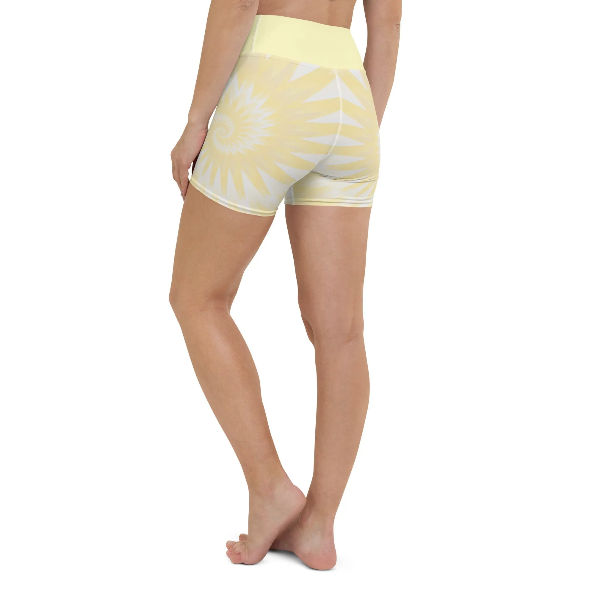 Be Extra! Silky Sun Tie-Dye Yoga Shorts