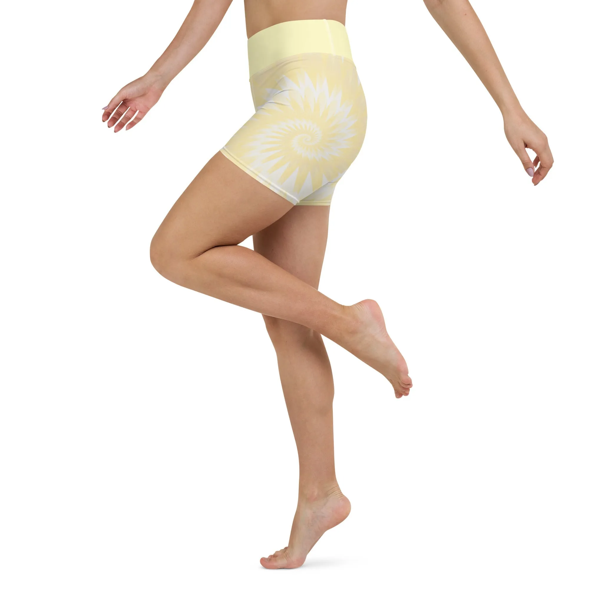 Be Extra! Silky Sun Tie-Dye Yoga Shorts