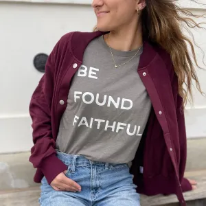 Be Found Faithful Tee in Venetian Grey