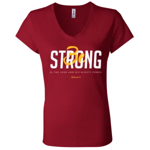 Be Strong | Ladies’ Performance V-Neck