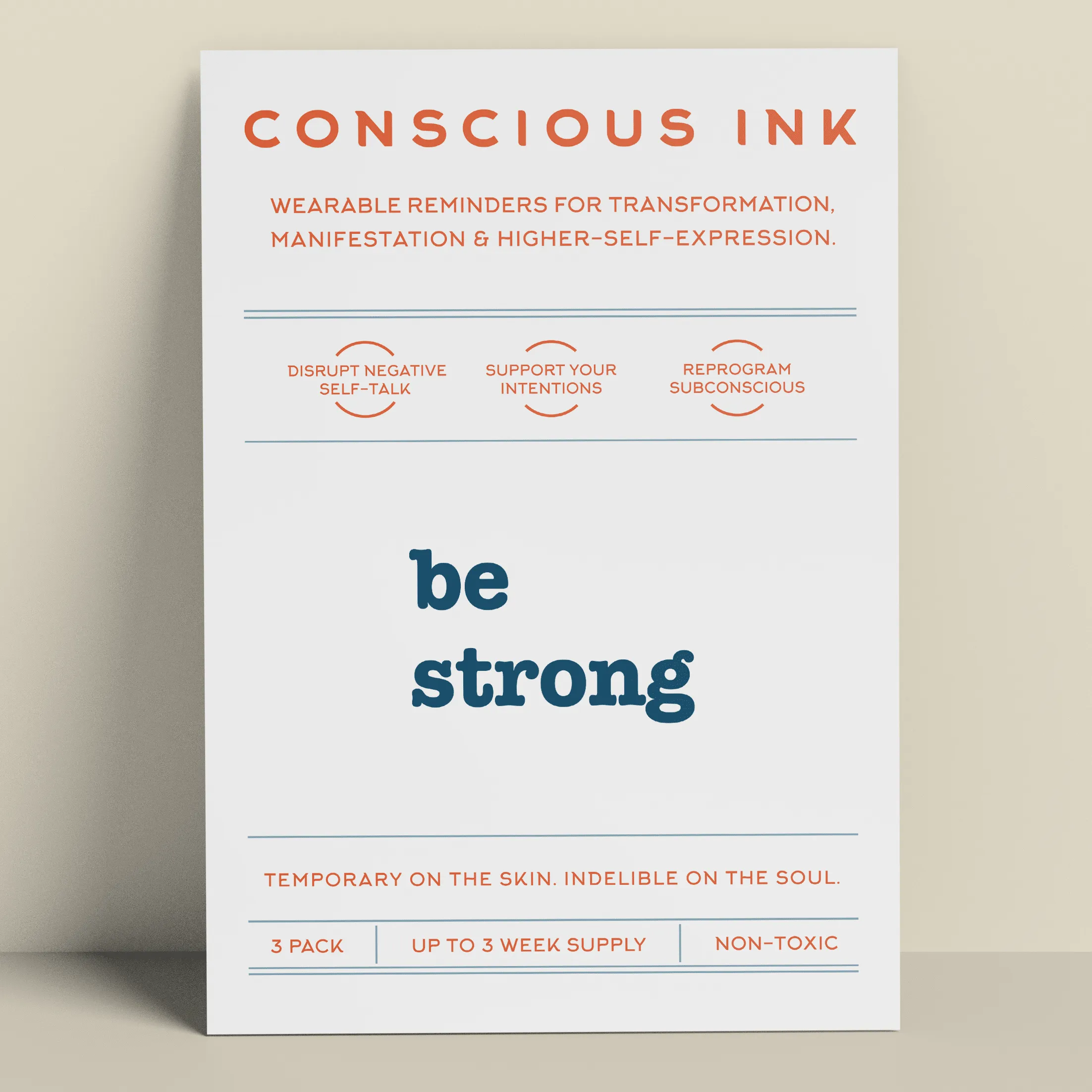 Be Strong Manifestation Tattoo