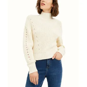 Becca Tilley   Bar III Women's Ribbed Turtleneck Sweater