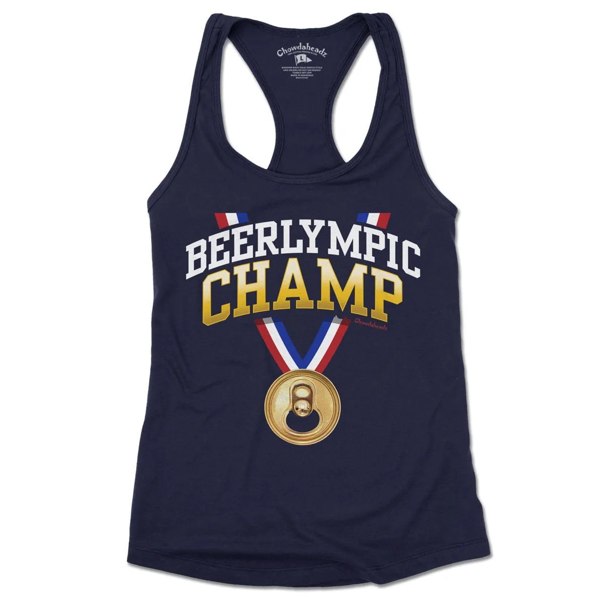 Beerlympic Champ Ladies Tank Top