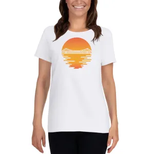 Bengali Heavy Cotton Short Sleeve T-Shirt -Howrah by the Dawn
