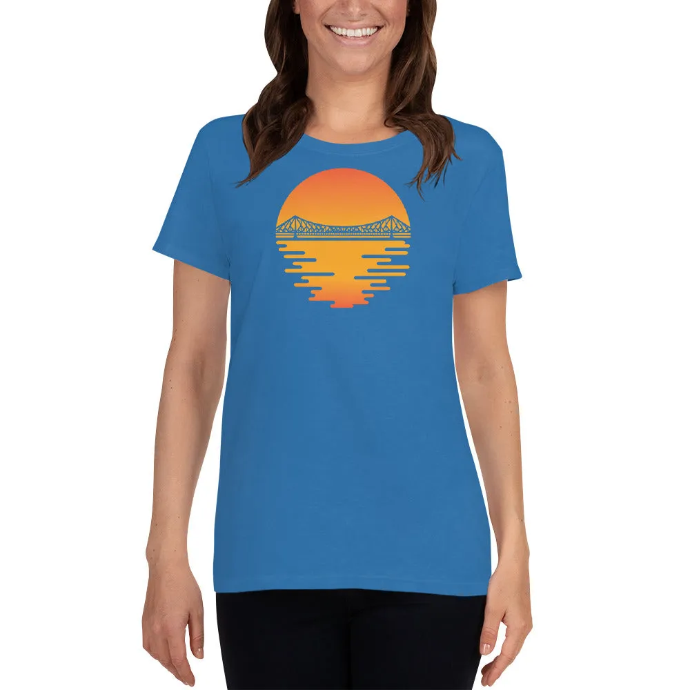 Bengali Heavy Cotton Short Sleeve T-Shirt -Howrah by the Dawn