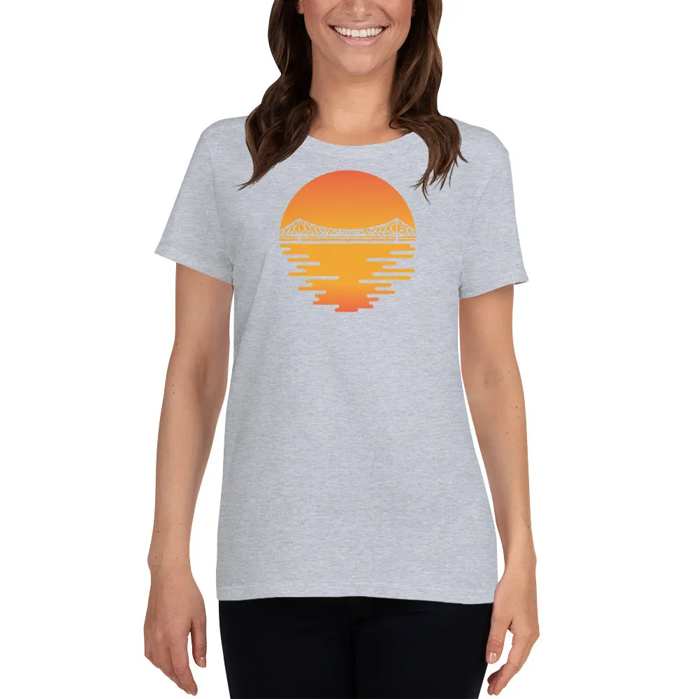 Bengali Heavy Cotton Short Sleeve T-Shirt -Howrah by the Dawn