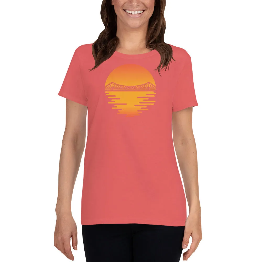 Bengali Heavy Cotton Short Sleeve T-Shirt -Howrah by the Dawn