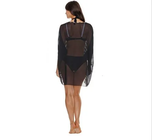 Black and White Stripe Cover-up
