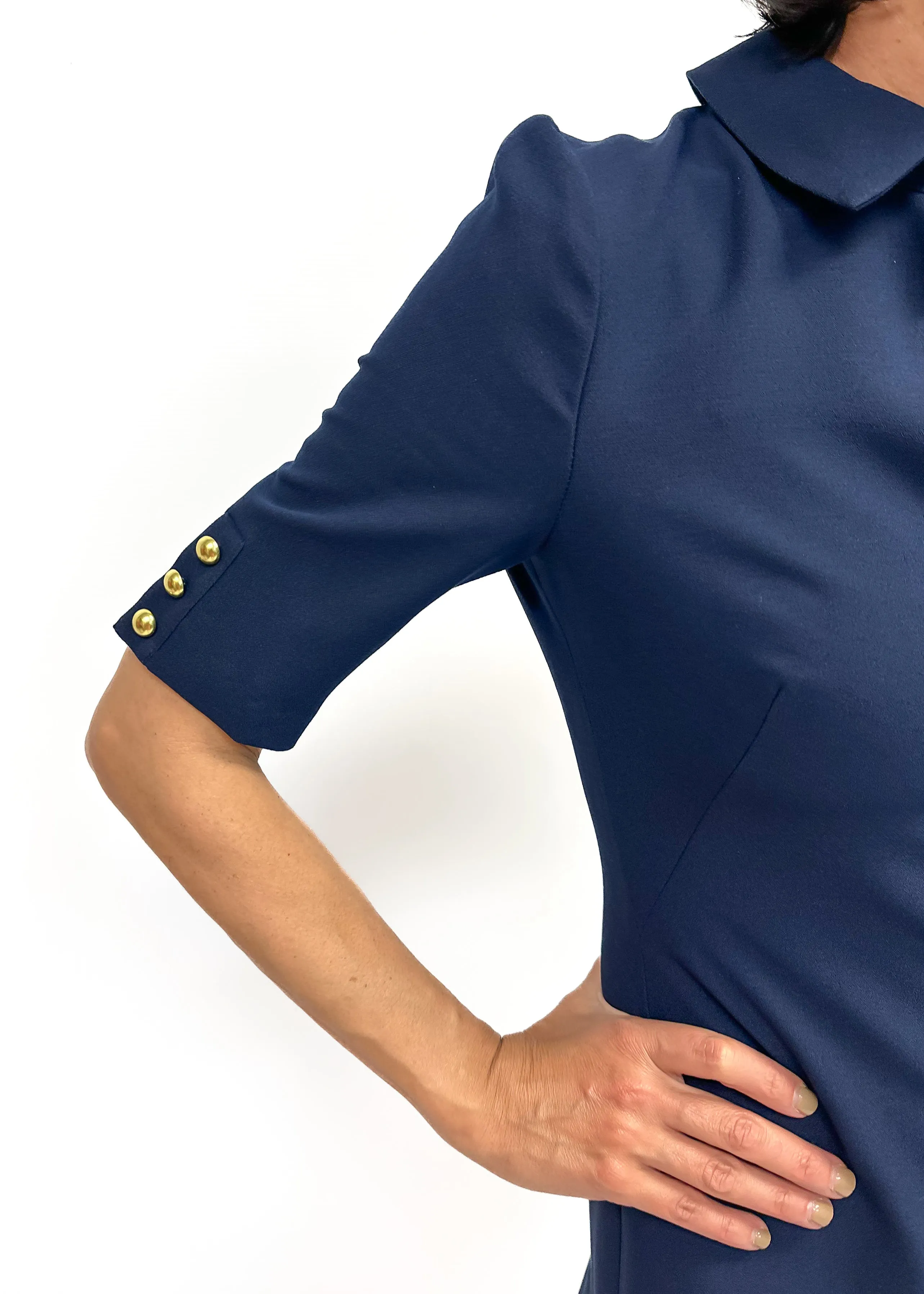 Black Halo Rami Dress - Navy