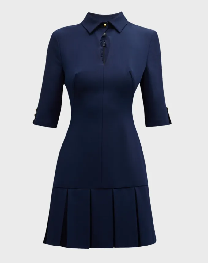 Black Halo Rami Dress - Navy